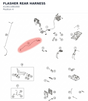 Diagram preview: FLASHER REAR HARNESS (A13011081000)