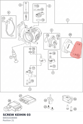 Diagram preview: SCREW KEIHIN                03 (60031028000)