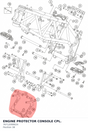 Diagram preview: ENGINE PROTECTOR CONSOLE CPL. (76712099024)