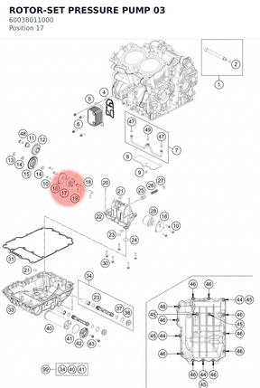 Diagram preview: ROTOR-SET PRESSURE PUMP 03 (60038011000)