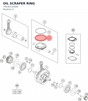 Diagram preview: OIL SCRAPER RING (79430132000)