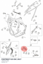 Diagram preview: FOOTREST R/S EXC          2017 (79603041000)