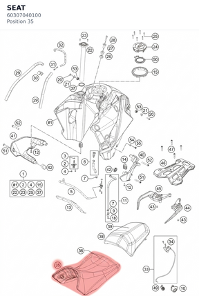 Diagram preview: SEAT (60307040100)