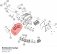 Diagram preview: Exhaust clamp (94805058000)