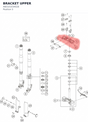Diagram preview: BRACKET UPPER (A60101034028)