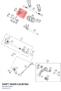 Diagram preview: SHIFT DRUM LOCATING (90134015000)