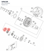 Diagram preview: SPACER (A61710016000)