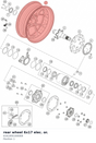 Diagram preview: rear wheel 6x17 elec. or. (61610001000EB)