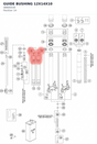 Diagram preview: GUIDE BUSHING 12X14X10 (48600430)