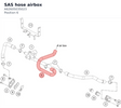 Diagram preview: SAS hose airbox (A62605035023)