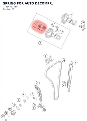 Diagram preview: SPRING FOR AUTO DECOMPR. (77336017030)