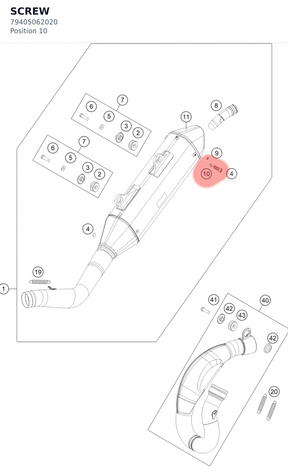 Diagram preview: SCREW (79405062020)