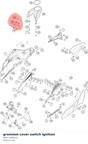 Diagram preview: grommet cover switch ignition (96311066010)