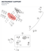 Diagram preview: INSTRUMENT SUPPORT (95814062000)