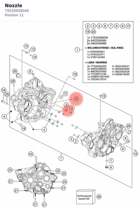 Diagram preview: Nozzle (79330058040)