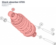 Diagram preview: Shock absorber KT05 (93504110100)