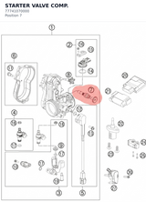 Diagram preview: STARTER VALVE COMP. (77741070000)