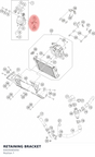 Diagram preview: RETAINING BRACKET (93035065050)