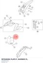 Diagram preview: RETAINING PLATE F. NUMBER PL. (45208007050)