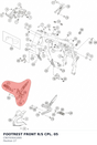 Diagram preview: FOOTREST FRONT R/S CPL.   05 (C90703041000)