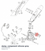 Diagram preview: damp. component silicone grey (C90705067000)