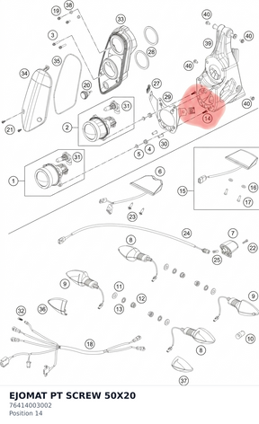 Diagram preview: EJOMAT PT SCREW 50X20 (76414003002)