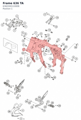 Diagram preview: Frame 636 TA (63603001100EB)