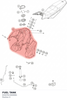 Diagram preview: FUEL TANK (63507613000EB1)