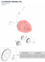 Diagram preview: E-STARTER ENGINE CPL. (90140001000)