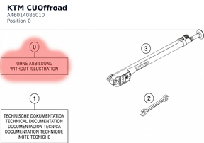 Diagram preview: KTM CUOffroad (A46014086010)