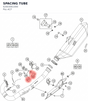 Diagram preview: SPACING TUBE (62603061000)