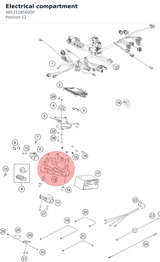 Diagram preview: Electrical compartment (A65311856000)