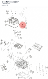Diagram preview: bleeder connector (63536081000)