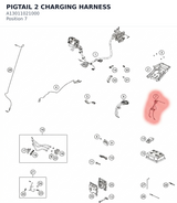 Diagram preview: PIGTAIL 2 CHARGING HARNESS (A13011021000)