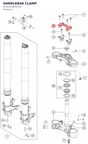 Diagram preview: HANDLEBAR CLAMP (6130103800033S)