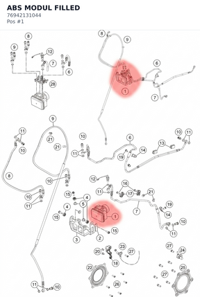 Diagram preview: ABS MODUL FILLED (76942131044)