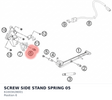 Diagram preview: SCREW SIDE STAND SPRING     05 (61003028001)