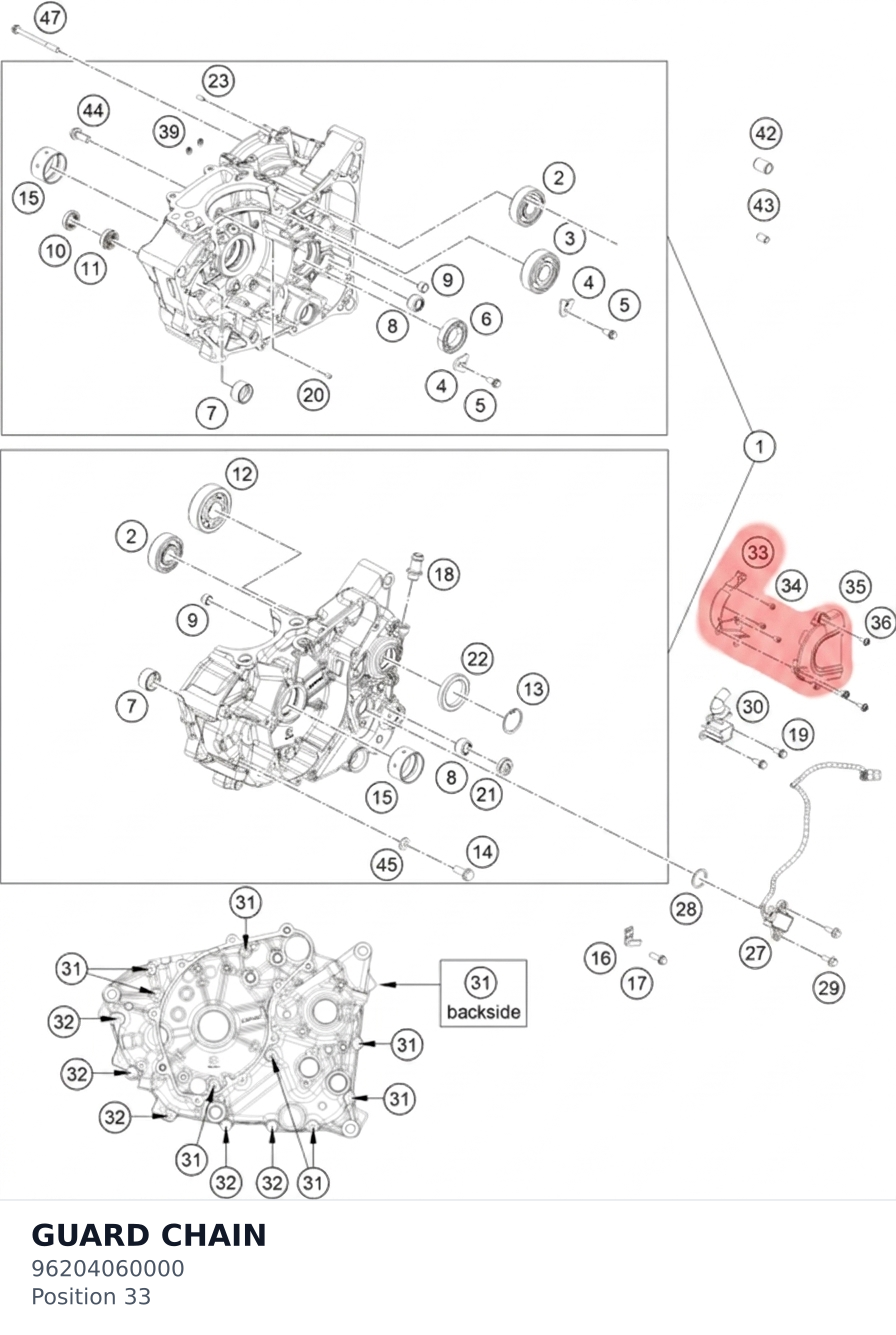 Diagram preview: GUARD CHAIN (96204060000)