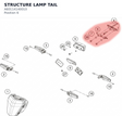 Diagram preview: STRUCTURE LAMP TAIL (A60114140010)