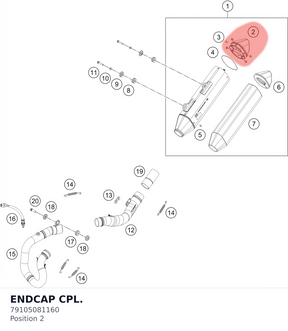 Diagram preview: ENDCAP CPL. (79105081160)