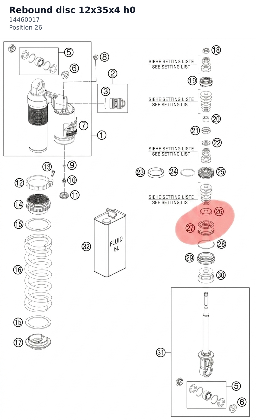 Diagram preview: Rebound disc 12x35x4 h0 (14460017)