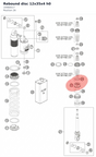 Diagram preview: Rebound disc 12x35x4 h0 (14460017)