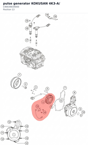 Diagram preview: pulse generator KOKUSAN 4K3-A/ (C90039034000)