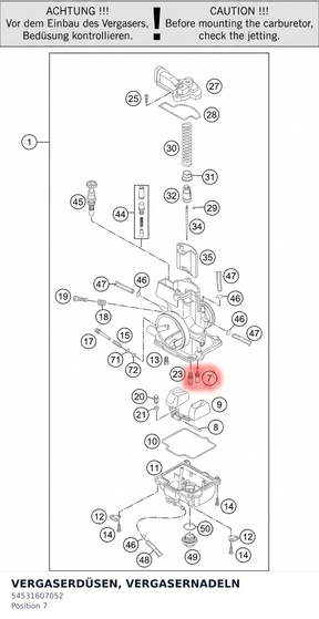 Diagram preview: VERGASERDÜSEN, VERGASERNADELN (54531607052)