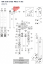 Diagram preview: ISA lock screw M8x1 l7 Alu (48601495)
