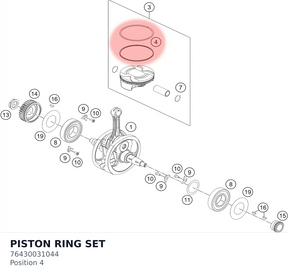 Diagram preview: PISTON RING SET (76430031044)