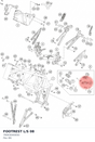Diagram preview: FOOTREST L/S                08 (78003040050)