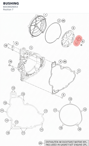 Diagram preview: BUSHING (60330026053)