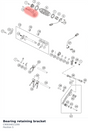 Diagram preview: Bearing retaining bracket (C90034011200)