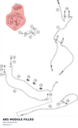 Diagram preview: ABS MODULE FILLED (A61242031044)